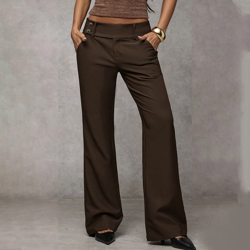 Beatriz | Pantalón de talle alto y pierna ancha