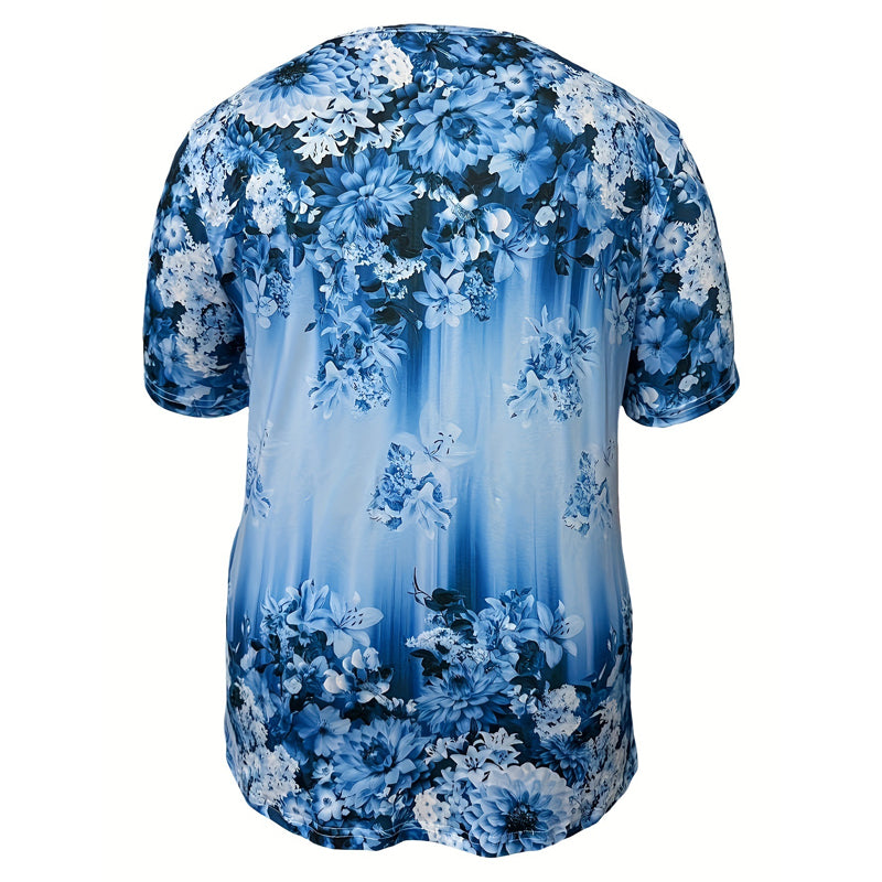 Olivia | Top floral de manga corta para mujer