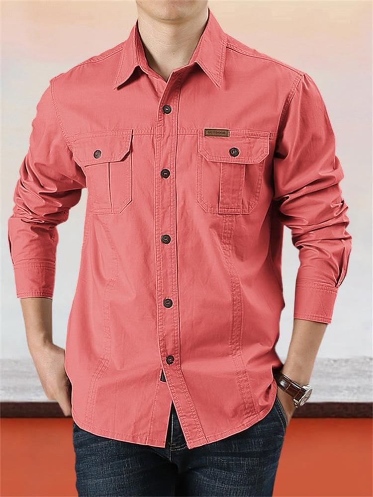 Javier | Camisa de algodón de manga larga