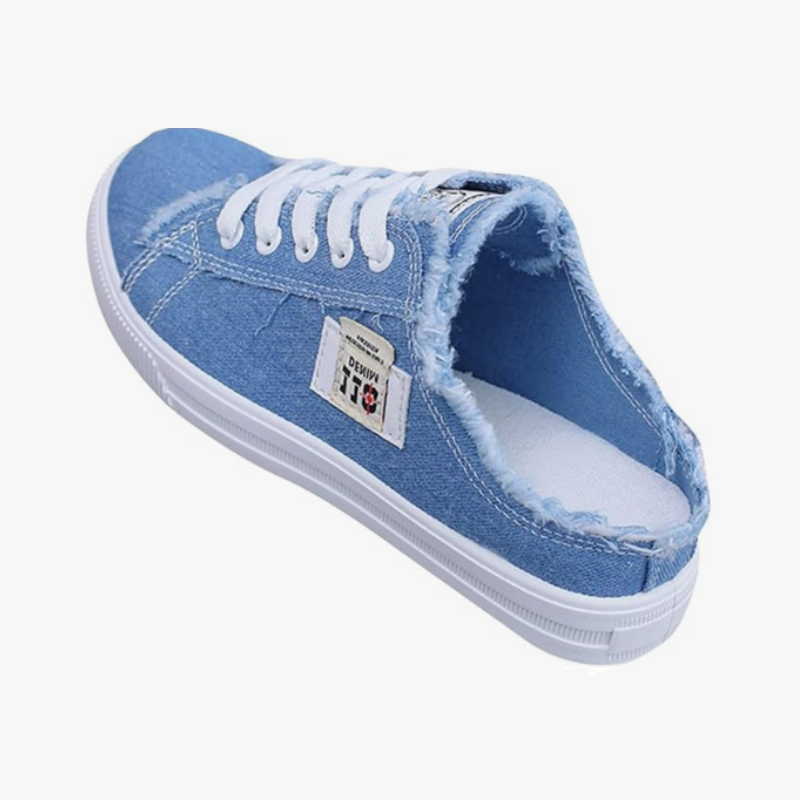 Clara | Zapatillas mule de denim para mujer