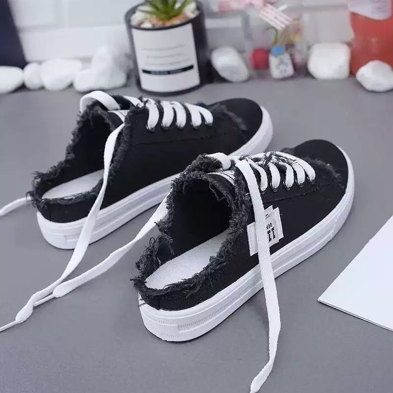 Clara | Zapatillas mule de denim para mujer