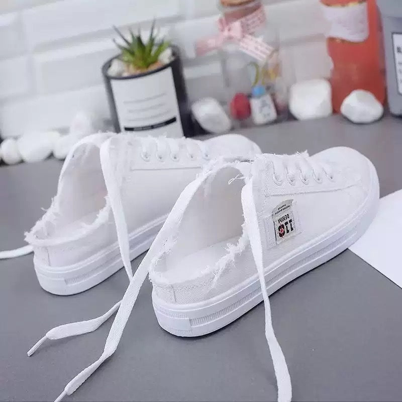Clara | Zapatillas mule de denim para mujer