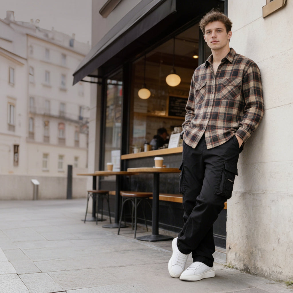 Julio | Pantalón cargo elástico para hombre