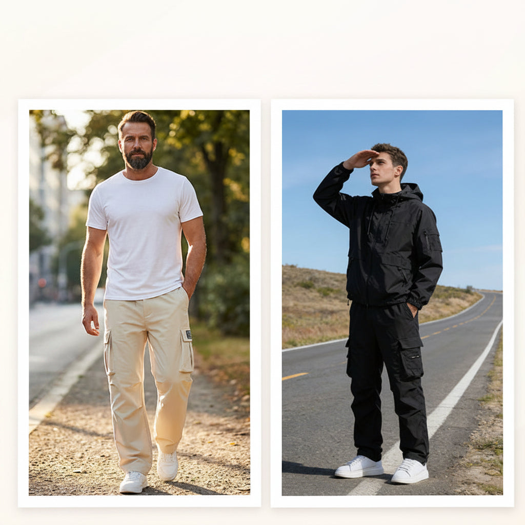 Julio | Pantalón cargo elástico para hombre