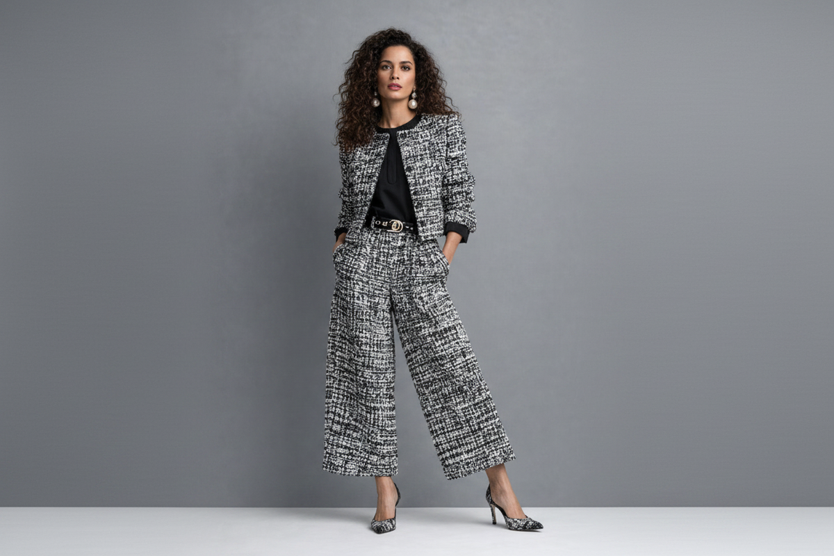 Conjunto| Chaqueta Corta y Pantalón Culotte